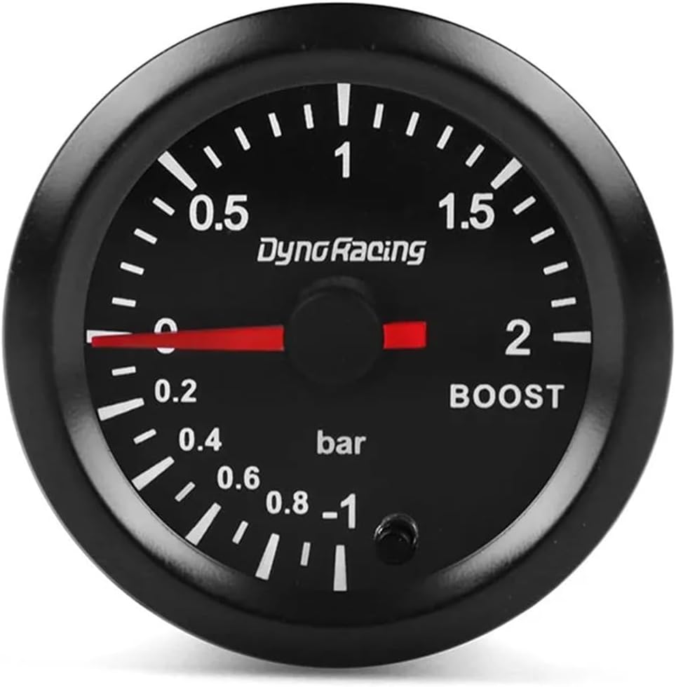 2" 52mm 7 Colors LED Car Auto 2BAR Boost Gauge Meter High Speed Stepper Motor with Sensor BX101487