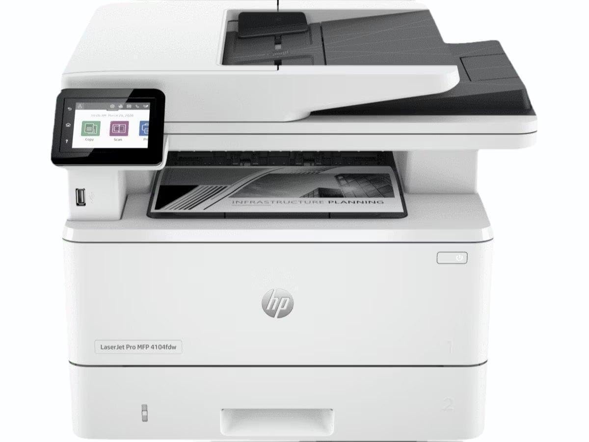 Hp Laserjet Pro MFP 4104fdw, A4 Monochrome Printer, Print/Copy/Scan/Fax, 42 ppm, Wi-Fi, Touchscreen-image-23