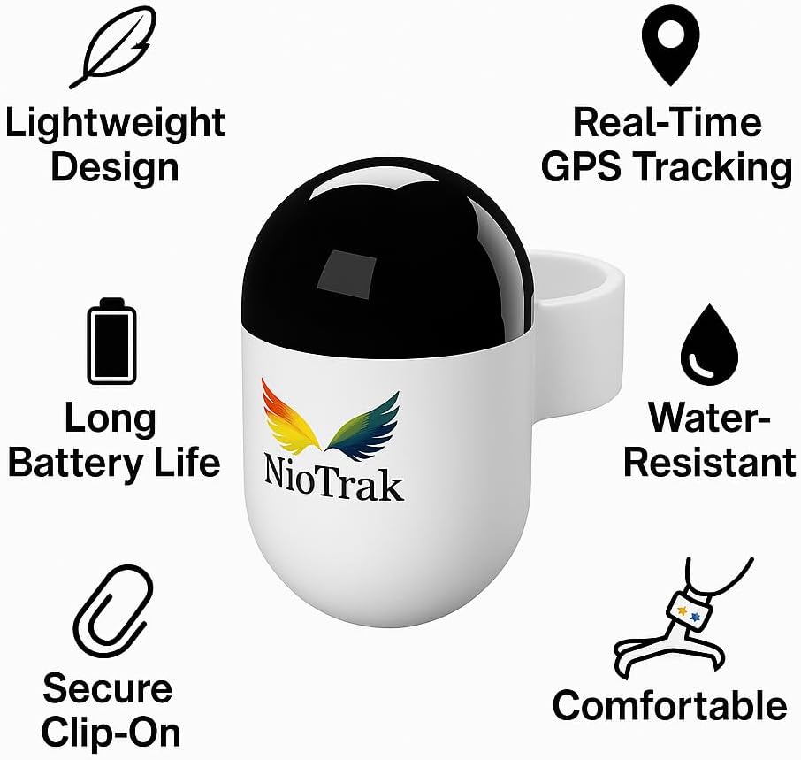 Simple Backup Tracking Solution for Peace of Mind for Parrots, Lightweight 9g Leg Ring for African Grey, Macaw, Cockatoo, Chickens, Cockatiel, Hawks & Small Birds.