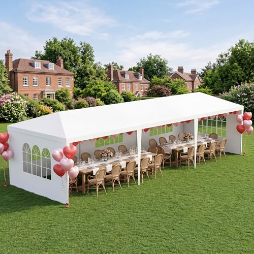 10x30 Party Tent with 5 Removable Sidewalls Heavy Duty...