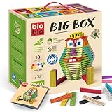 bioblo Big Box Multi Mix mit 340 Stück, Nachhaltige Bunte...