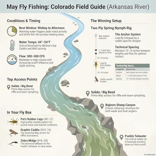 Arkansas River Fishing Report (May 2026) &ndash; Caddis Windows, Rising Water, and a Tailwater Backup Plan