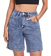 VIPONES Women's Denim Shorts High Waisted Stretch Jorts Baggy Casual Jean Shorts for Women 2026 S...