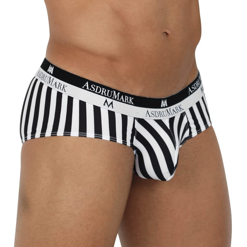 AsdruMark Brief Night & Day Men’s Underwear, (L) Black