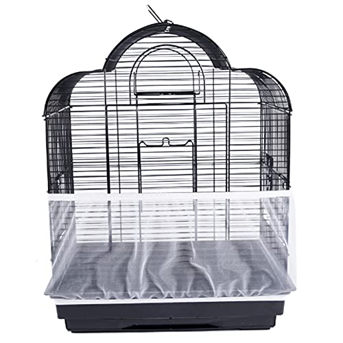 Vogelkooi Zaden, Zaadvanger, Vogelkooi Net Cover, Vogelkooi Zaadvanger, Universeel Verstelbaar Ventilatie Stofdicht… - Afbeelding 7