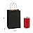 BagDream Gift Bags 100Pcs 5.25x3x8 Small Kraft Paper Gift Bags with Handles Bulk, Black Paper Sacks for Small Business, Retail, Merchandise, Grocery, Wedding Birthday Party favor