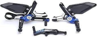 Footrests Foot Pegs 2019-2023 Motorcycle Adjustable Folding Foot Pegs Rest Rearset Rear Set Footpeg Footrest Kit for S1000RR for M1000RR M S 1000 RRBlack Foot Pedal