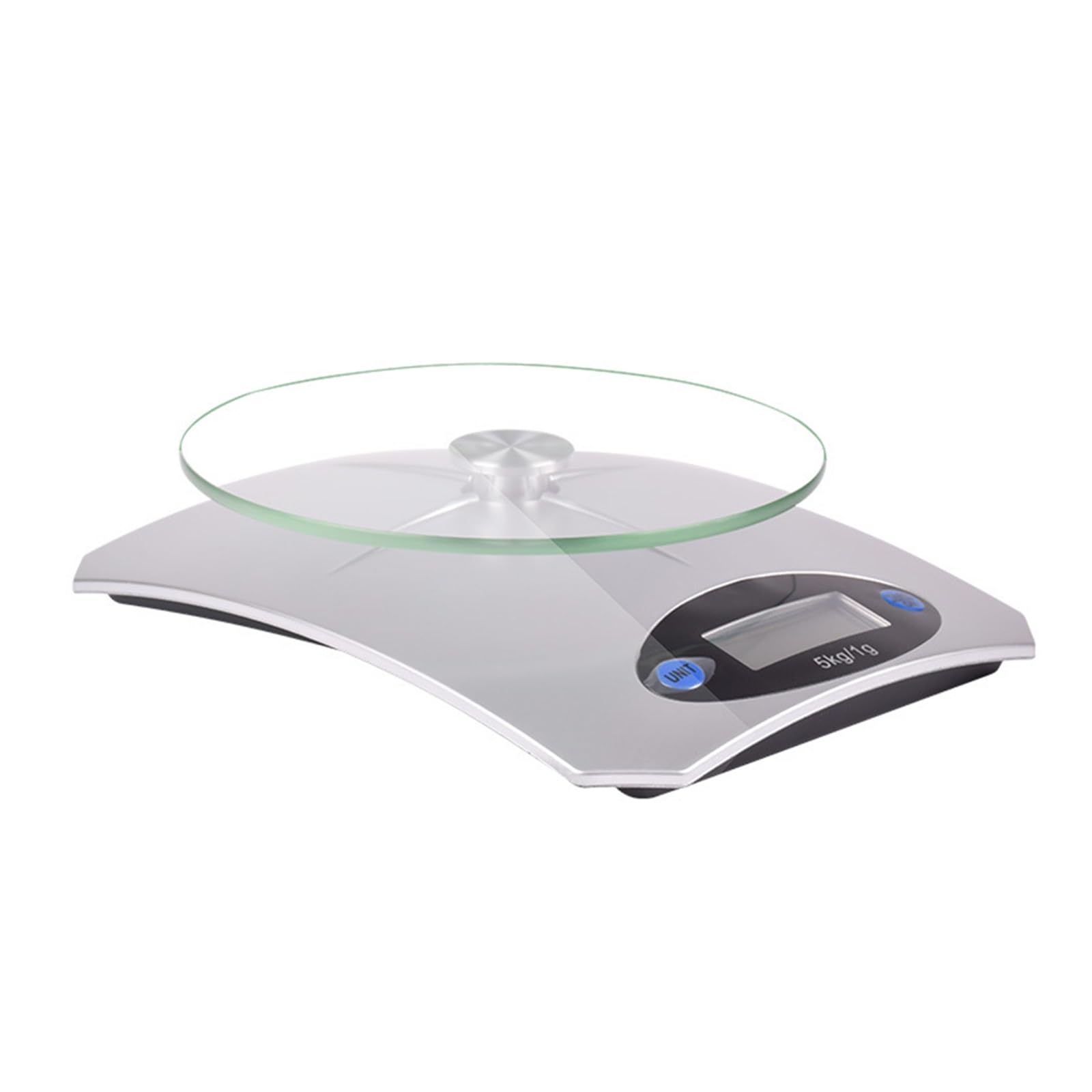 HPTHLY 5Kg Kitchen Scales Stainless Steel Weighing for Diet Balance Measuring LCD Precision Electronic Scale Food Gram