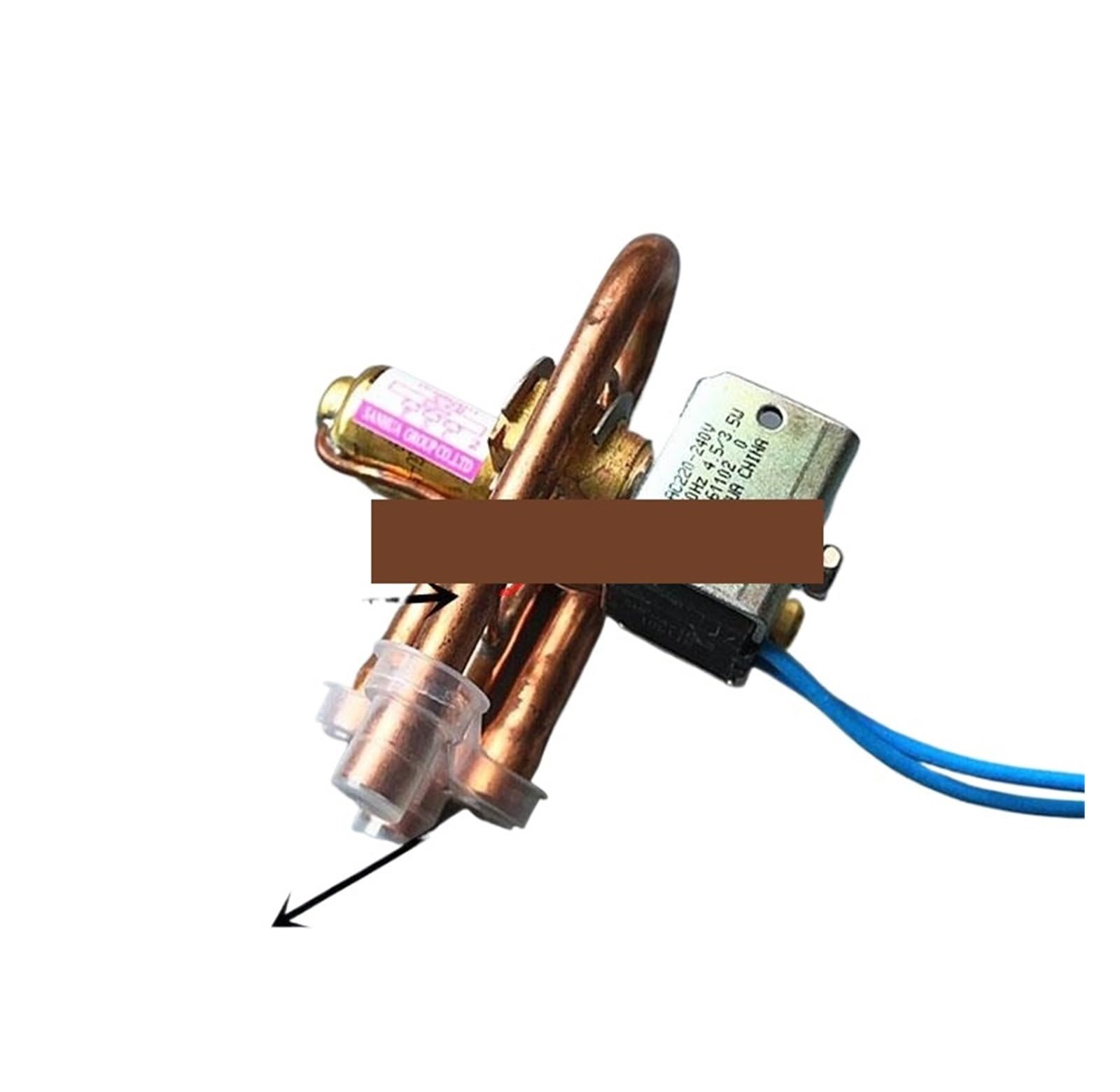 JJKKOZVQF Four-Way Heat Pump Reversing Valve With Coil AC220V 1-5P(SHF-20D-46)