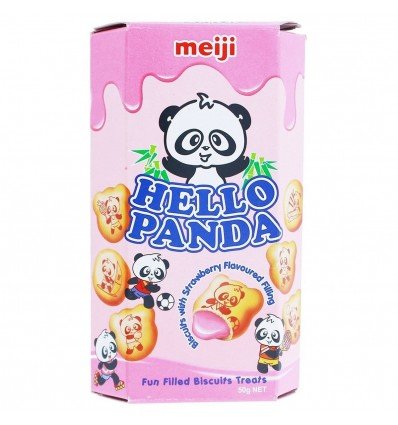Meiji ciao panda fragola biscotti 50 grammi x 10