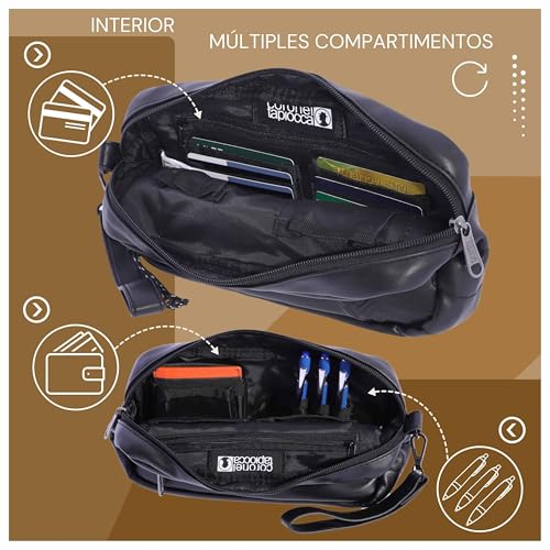 Coronel Tapioca - Handgelenktasche Herren - Herrenhandtasche Herren - Herrentasche - Handtasche Herren - Herren Handtaschen - Herren Tasche - Männer Handtasche