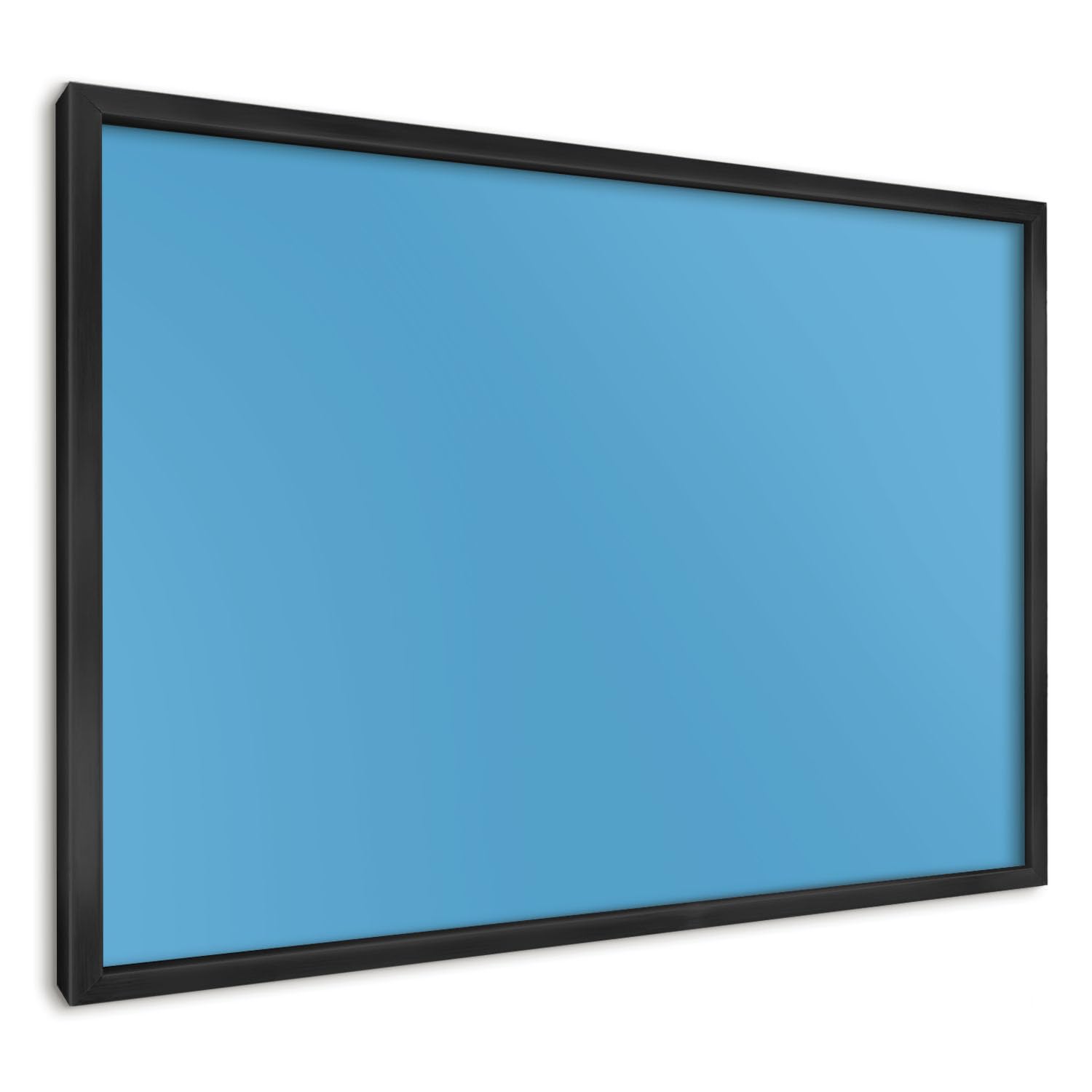 Panel Magnético Informativo 60x40 cm | con Marco Negro | Aguas Azules | Montaje Fácil | Pizarra de Pared | Para Restaurante y Bar | Expositor para Menú, Ofertas del Día