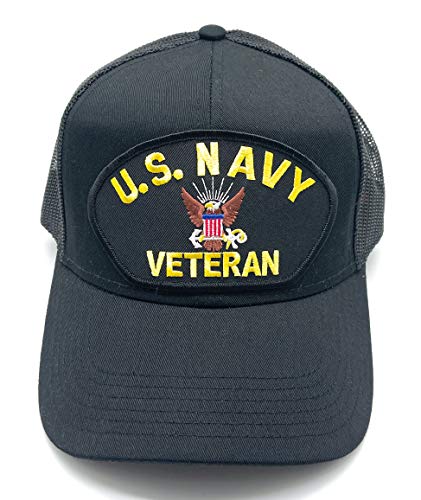 Gorra ajustable malla US Navy Veteran Patch miniatura 2