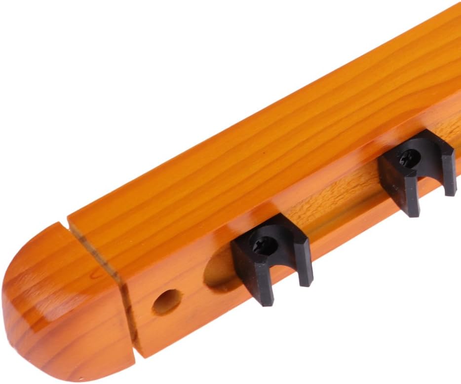 Premium Wall Mounted Hardwood Billiard Cue Rack - Wood Construction, Save Space - for Pool Table and Snooker Lovers