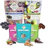 Sunny Fruit Organic Turkish Dried Figs & Prunes – 5 lb Bulk + RAW Fruit & Nut Balls Variety (3x9), Gut Healthy Bundle, High Fiber Natural Snacks – No Sugar Added, Vegan, Non-GMO, Kosher, Halal