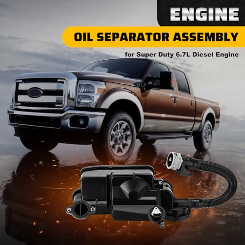 Engine Oil Separator Assembly Compatible with Ford F250 F350 F450 F550 2011 2012 2013 2014 2015 2016 Super Duty 6.7L Powerstroke Diesel PCV CCV Vent Valve Engine Crankcase Replace#DC3Z6A785C by YEHERIT - Image 2