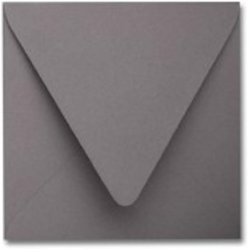 Colorplan 91# Text 6 1/2" Square Euro Flap Envelopes| Color| Smoke;Flap Style| Euro Flap;Quantity| 250