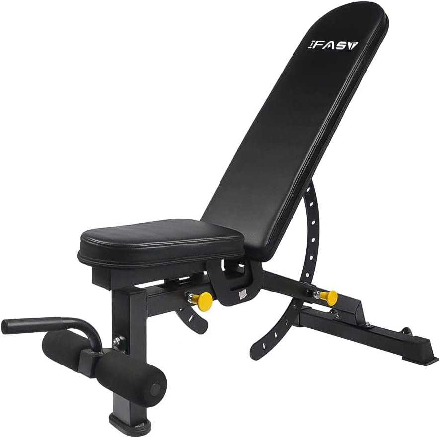 Multi-Functional Weight Bench for Full All-in-One Body Workout –Adjustable Workout Bench Press for Home Gym, Fitness Equipment for Back HyperExtension, Bench Press, Incline Bench Press Sit Up