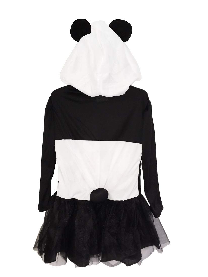 CAKEEYUM Pigiama Panda Simpatico Costume da Panda in Peluche con Cappuccio Pigiama Invernale Caldo Oversize per Donna Uomo, Senza Pantaloni