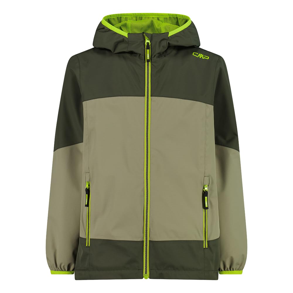 Veste à capuche CMP sweat zippé enfant vert oil green en taille 152