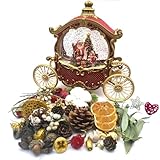 Potpourri Deko Weihnachten,Weihnachtsdeko Adventskranz Set,Adventskranz Deko Set,Weihnachten Bastelset Naturdeko mit Ölkiefer Zitronenscheiben Zimtschnecken Eichel Birke Stern Weihnachtspotpourri
