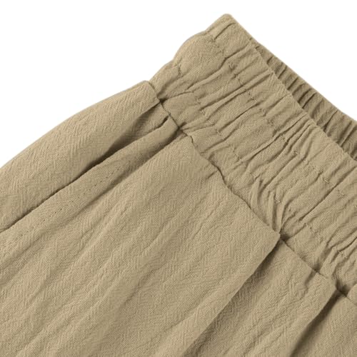 Womens Relaxed Fit High Waist Casual Pocketed 2025 Hiking Outdoor Summer Shorts4