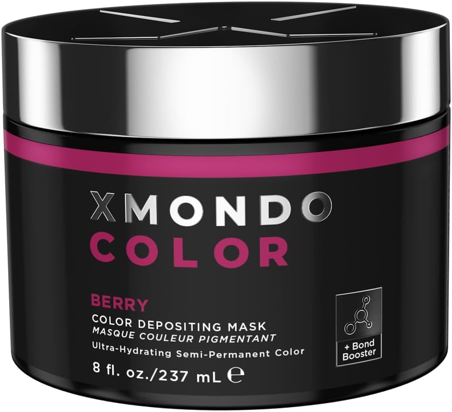 Hair Color Berry Hair Healing Semi Permanent Color | Vegan Formula with Hyaluronic Acid to Retain Moisture, Vegetable Proteins to Revitalize Hair, and Bond Boosting Technology, 8 Fl Oz 1-Pack