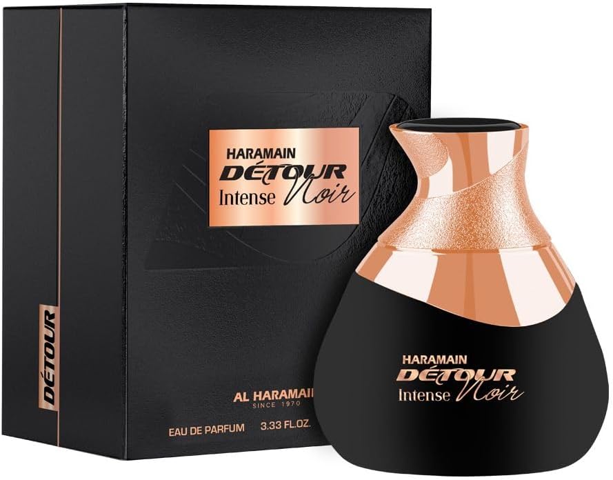 Al Haramain Detour Noir Intense 100ml Eau de Parfume Spray | Arabian Perfume for Women | Luxury Unisex Fragrance…