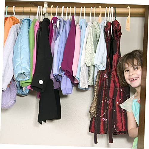 Gadpiparty 25 Pçs Divisor De Guarda-Roupa Cabides De Madeira Cabides De Guarda-Roupa Para Crianças P
