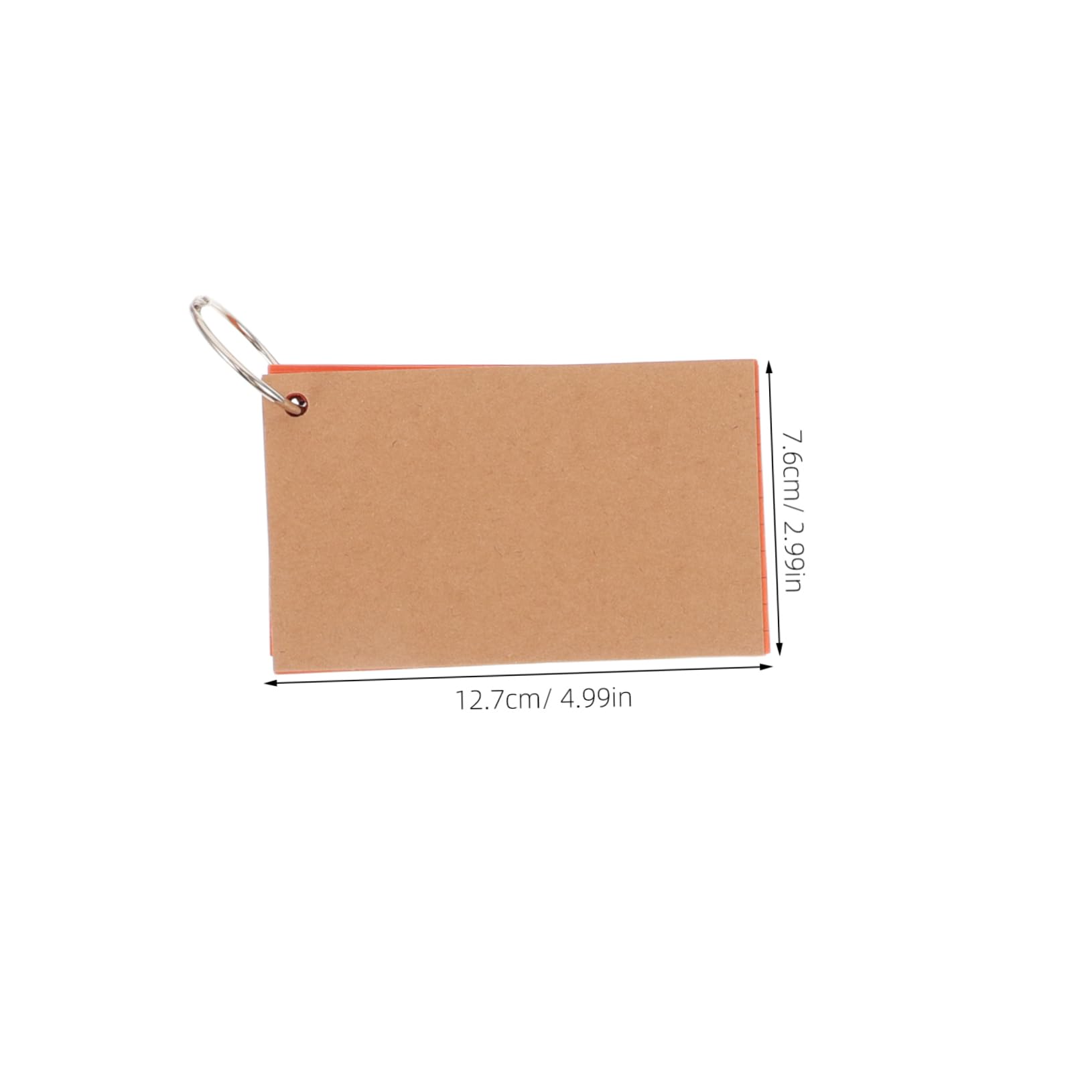 SEWACC 10 Stück Teiliges Karteikarten mit Ringen Beidseitig Linierte Lernkarten aus Stabilem Kraftpapier für Studium Arbeit und Meetings Einfach zu Organisieren und