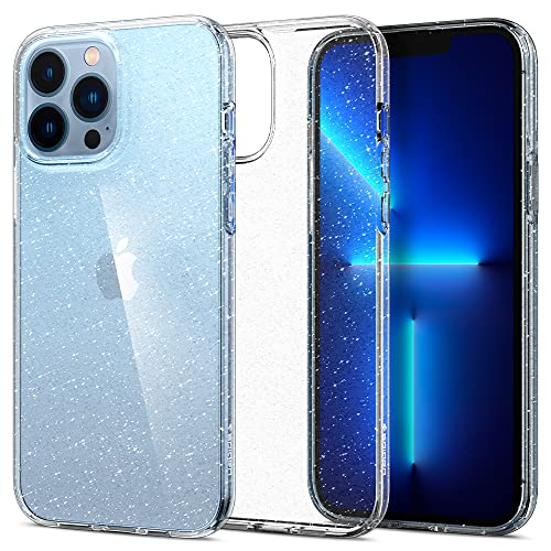 Spigen Liquid Crystal Glitter Designed for iPhone 13 Pro Max Case (2021) - Crystal Quartz