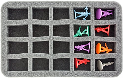Magnetic Box Bleu compatible avec 40 figurines rangement jeux de plateau
