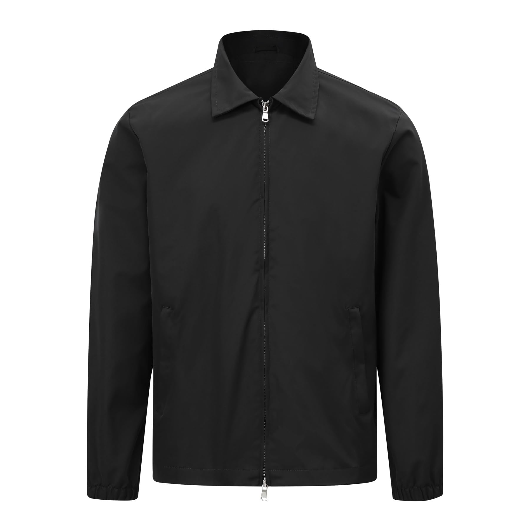 Allthemen Herren Jacke Stretch Übergangsjacke mit Reißverschluss Bomberjacke Herbst Blousonjacke Leicht Outdoorjacke Winddichte