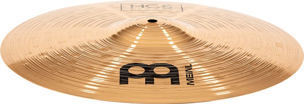 Meinl Cymbals HCS Bronze Piatto Hihat / Charleston 15 pollici (38,10cm) per Batteria – Coppia – Bronzo B8, Finitura Tradizionale, Prodotto in Germania (HCSB15H)