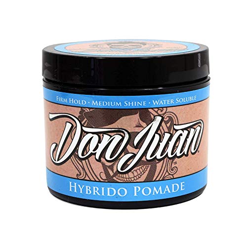 Don Juan Hybrido Hair Pomade All Day Strong Hold With Medium Shine, 4 Ounce #TOP1