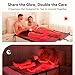Extra Large Red Light Therapy Mat, High-Density LEDs Full Body Red Light Therapy, 660nm & 850nm Dual Wavelengths, Foldable Red Light Therapy Blanket with Timer,74.6