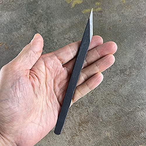 Japanese IKEUTI Wood Carving Knife 12 mm Right Bevel Professional series - Thumbnail 5