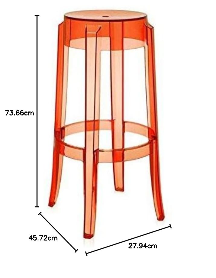 Amazon.co.jp: Kartell(カルテル) スツール CHARLES GHOST(チャールズ