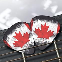 Médiators de guitare Paquet de 12 médiators de drapeau canadien pour guitare électrique Guitare acoustique Diverses… - Les Beatles, Paul McCartney, John Lennon, RIngo Starr, George Harrison Médiators de guitare Paquet de 12 médiators de drapeau canadien pour guitare électrique Guitare acoustique Diverses… – Image 6