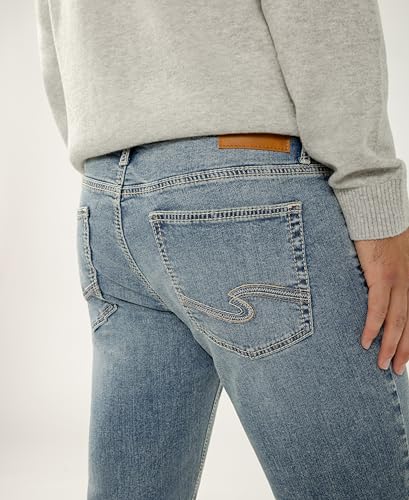 Image of Silver Jeans Co. Mens Jace Slim Fit Bootcut Jeans
