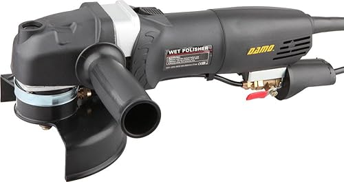 DAMO Pulidora de piedra húmeda de velocidad variable de 5 pulgadas para superficies de granito, mármol y hormigón
