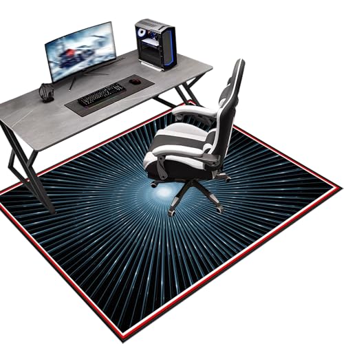200 x 230 cm Gaming Protector de Suelo Alfombra para Silla de Oficina Alfombras para Sillas Protector de Suelo para Silla de Ruedas Alfombra Protectora Silla de Escritorio Gaming para Suelos Duros