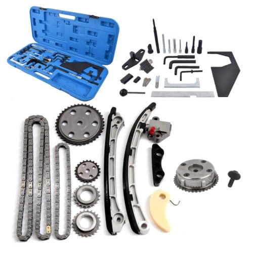 Kit catena di distribuzione compatibile con CX-7 3 6 2.3L MPS Turbo 2.3 DISi MPV 2.3L 4WD L3K9- Catena di distribuzione VVT Set di ingranaggi Strumento albero a camme