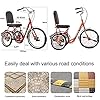 Foldable Adult Tricycle with Detachable Basket for Easy Storage and Convenient Shopping #2