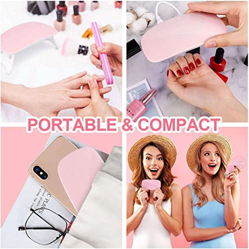 Jyfkinn Mini Uv Light For Gel Nails Foldable Led Uv Light For Nails Innovative Gel Nail Lamp Polish False Nail Extension Gel Glue Usb Portable Nail Dryer For Travel Manicure Home Diy Art #TOP5