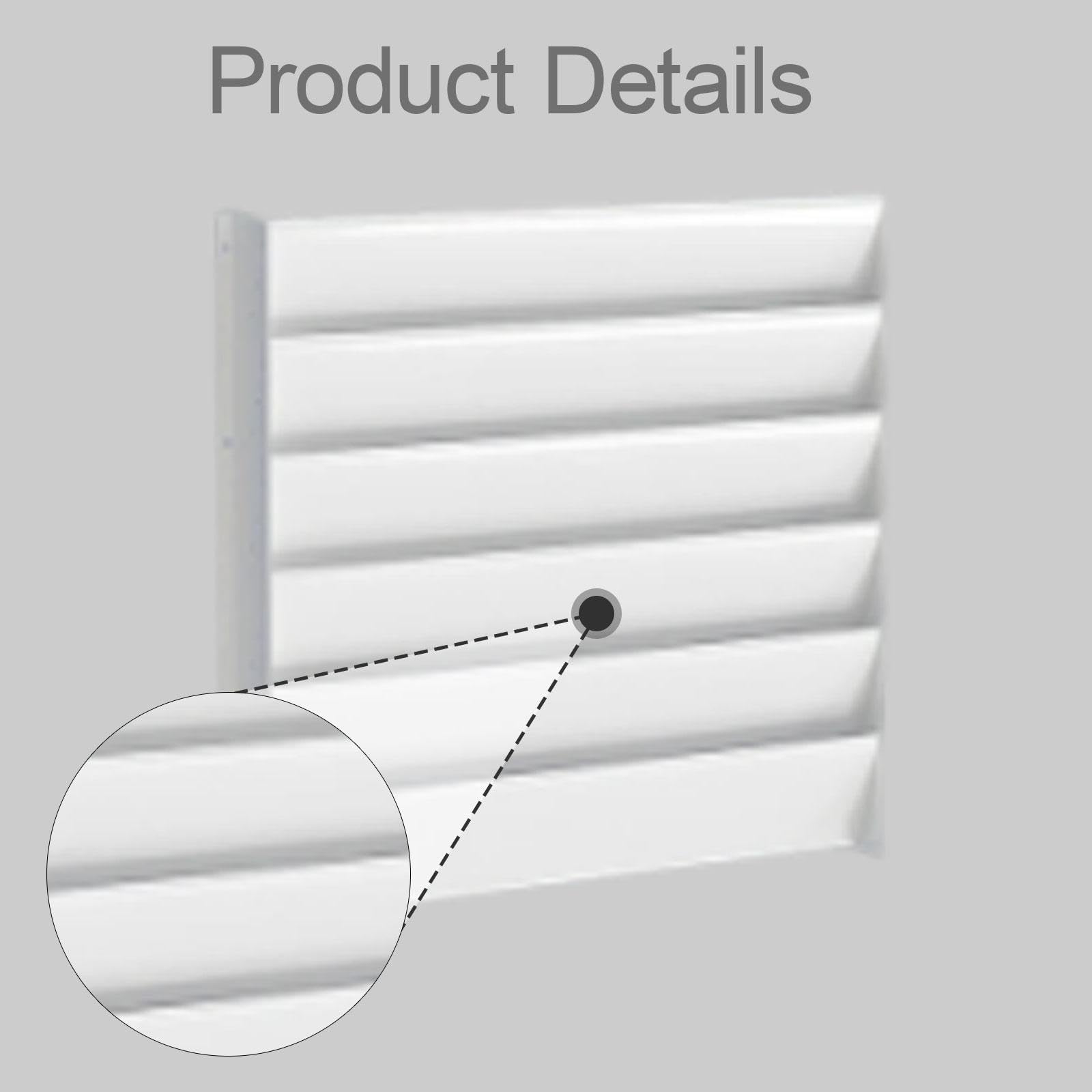 LOVIVER Déflecteur de Condenseur de Climatiseur en Acier Galvanisé, Panneau Déviateur pour Compresseur de Clim, Pare-Vent pour Unité Extérieure 1-3P, Protection pour Climatiseur de Chambre, 55cmx55cm