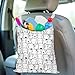 Car Trash Bag, Car Garbage Bag, Car Trash Bag Hanging, Waterproof, Car Back Seat Organizer, Car Trash Can for Car Accessories, Vehicle, Travelling, Camping, Outdoor, Animal Dog Cow Leopard Decor