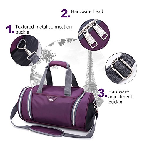 Gym Bag with Shoe Compartment Waterproof Lightweight Sports Outdoor Travel - Image 5