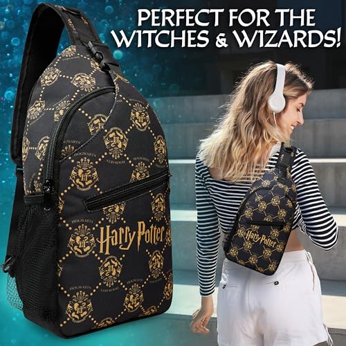 Image of Get Trend Harry Potter Gifts Crossbody Bags for Girls Teens Women | Hello Kitty Cute Kawaii Sling Travel Bag for Phone Money