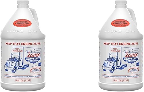 Lucas Oil 10002 Estabilizador de aceite resistente, 1 galón (paquete de 2)